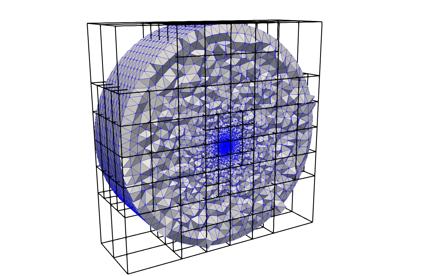 Octree adapted to the density of a mesh. This kind of octrees can be used to extract subdomains for parallel mesh adaptation